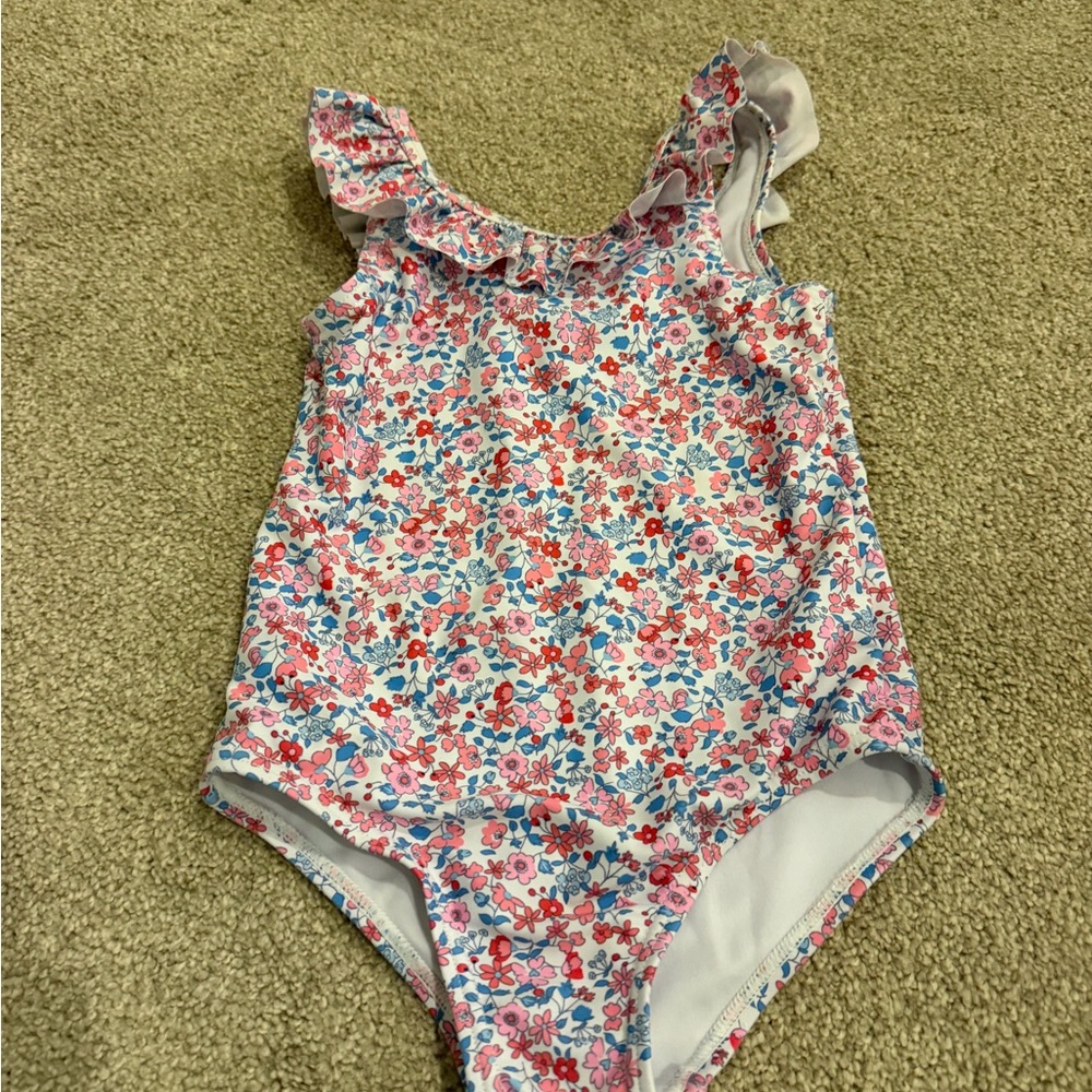 Marks & Spencer 3T Floral Ruffle One-Piece Swimsuit